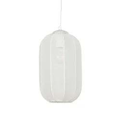 Suspension en polyester et fer blanc h34cm - Organic