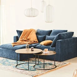 Suspension en polyester et fer blanc h23cm - Organic