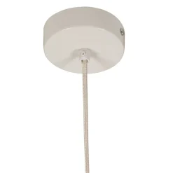 Suspension en polyester et fer blanc h23cm - Organic