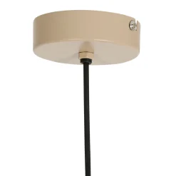 Suspension en rotin naturel et fer d34cm - Bohème