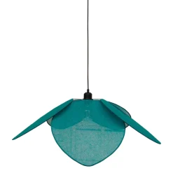 Suspension en tissu et fer d70cm émeraude - Japandi