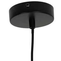 Suspension en verre et fer vert clair d22.5xh33cm - Lumi