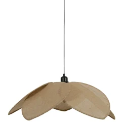 Suspension japandi en jute couleur lin naturel d110cm - Japandi