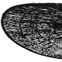 Suspension non electrique en fer naturel et noir d60xh34cm - Organic