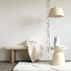 Suspension non électrifiée blanc d41cm - Martine