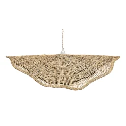 Suspension non électrifiée en jonc de mer d90cm - Eleonore