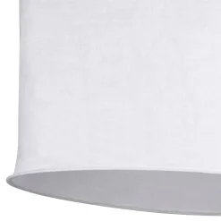 Suspension non électrique en lin et métal ecru h45cm - Noho