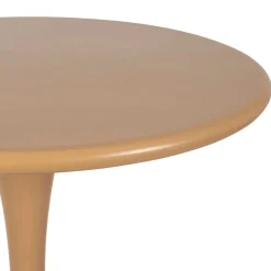 Table bar rond en fer beige d60cm - Lumi