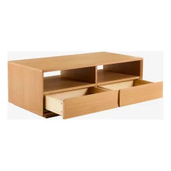 Table basse 2 tiroirs en chêne - Hazo