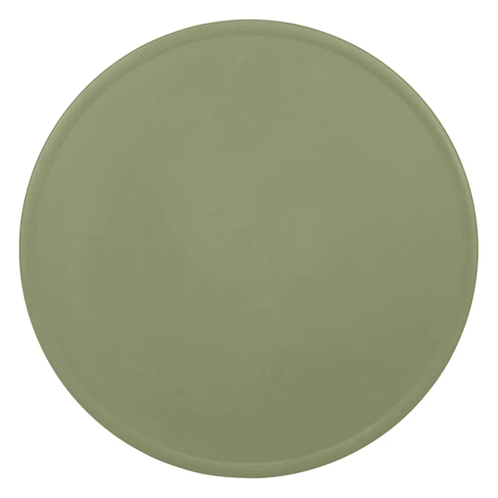 Table basse de jardin ronde kaki d50cm - Lumi