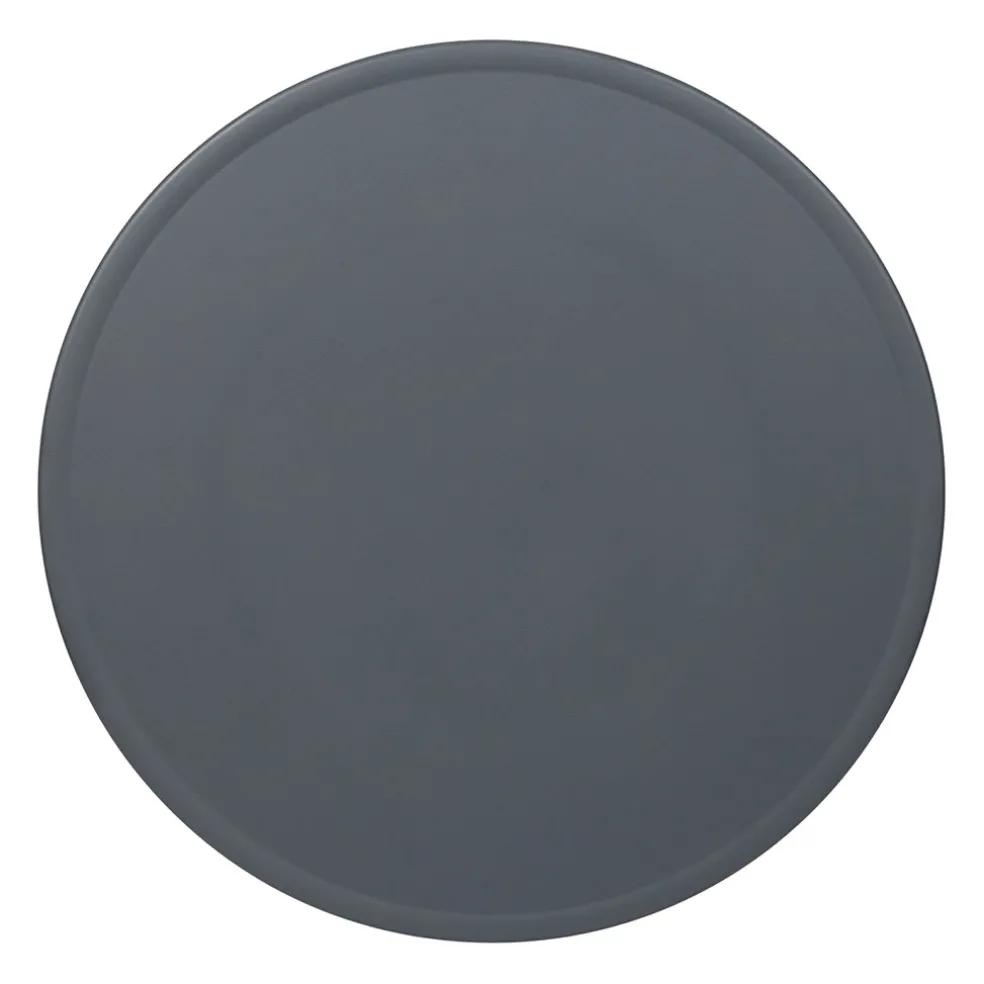 Table basse de jardin ronde grise d50cm - Lumi