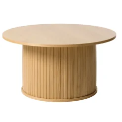 Table basse en chêne naturel d90cm - nola