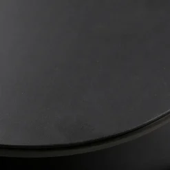 Table basse en métal noir L120cm -Gray