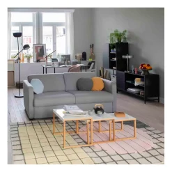 Table basse gigogne (lot de 3) en acier laqué - Kilo