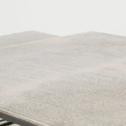 Table basse gigogne (lot de 3) en fer argenté - Félia