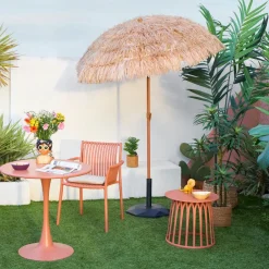 Table basse rond terracotta d50cm - Lumi