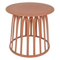 Table basse rond terracotta d50cm - Lumi