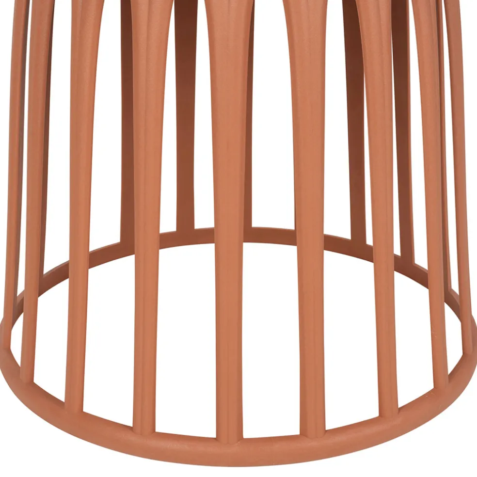 Table basse rond terracotta d50cm - Lumi