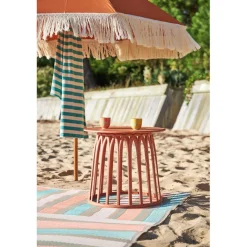 Table basse rond terracotta d50cm - Lumi