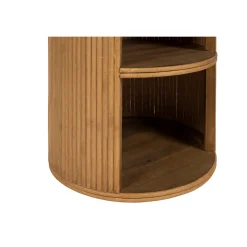 Table de chevet avec 2 niveaux en bambou naturel - Saori