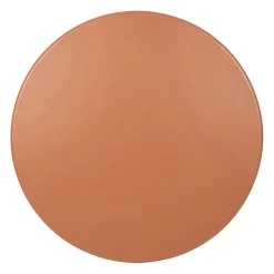 Table de jardin rond en fer terracotta d80cm - Lumi