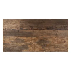 Table de salle a manger rectangle en bois recyclé naturel 180x90cm - Campagne