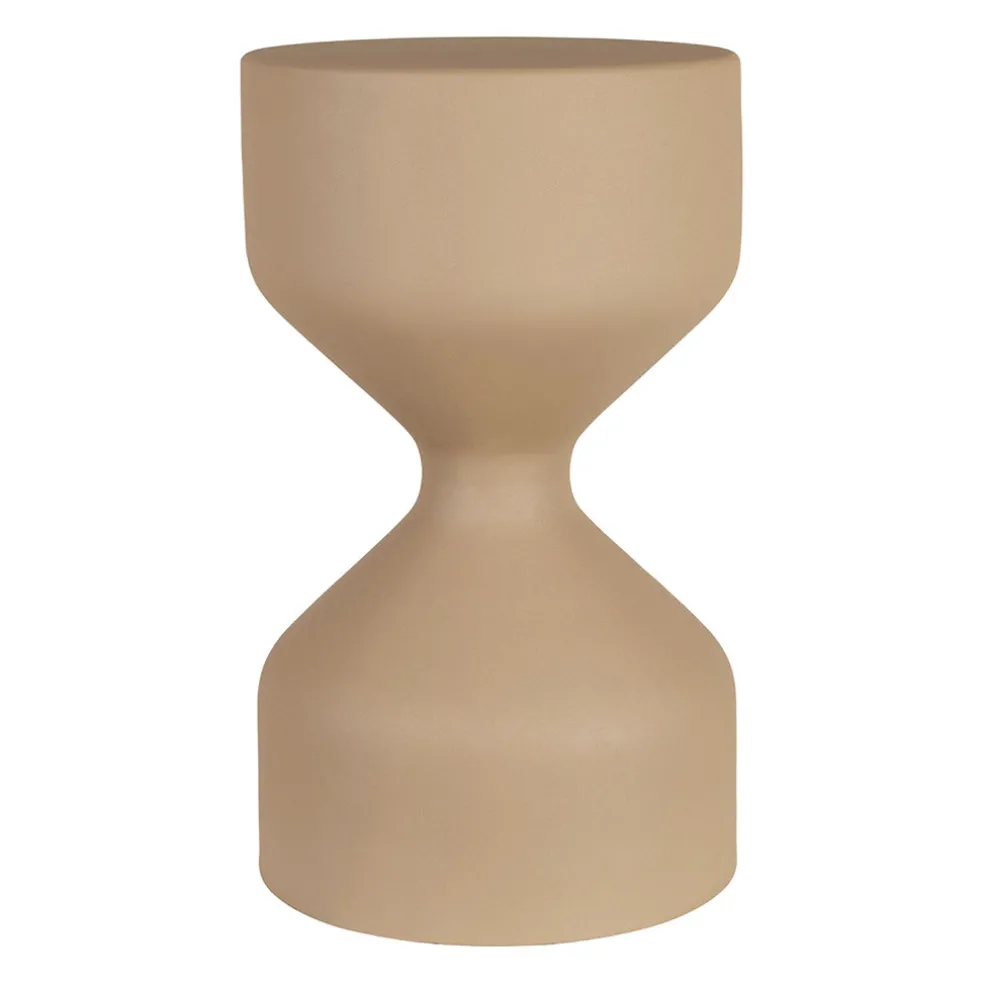 Table d'appoint en fer beige - Arty