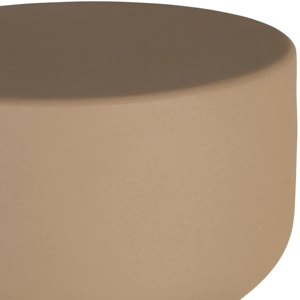 Table d'appoint en fer beige - Arty