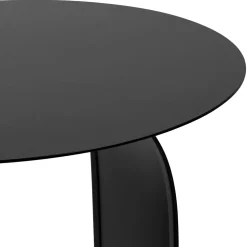 Table d'appoint ronde en fer noir d50cm - Tinel