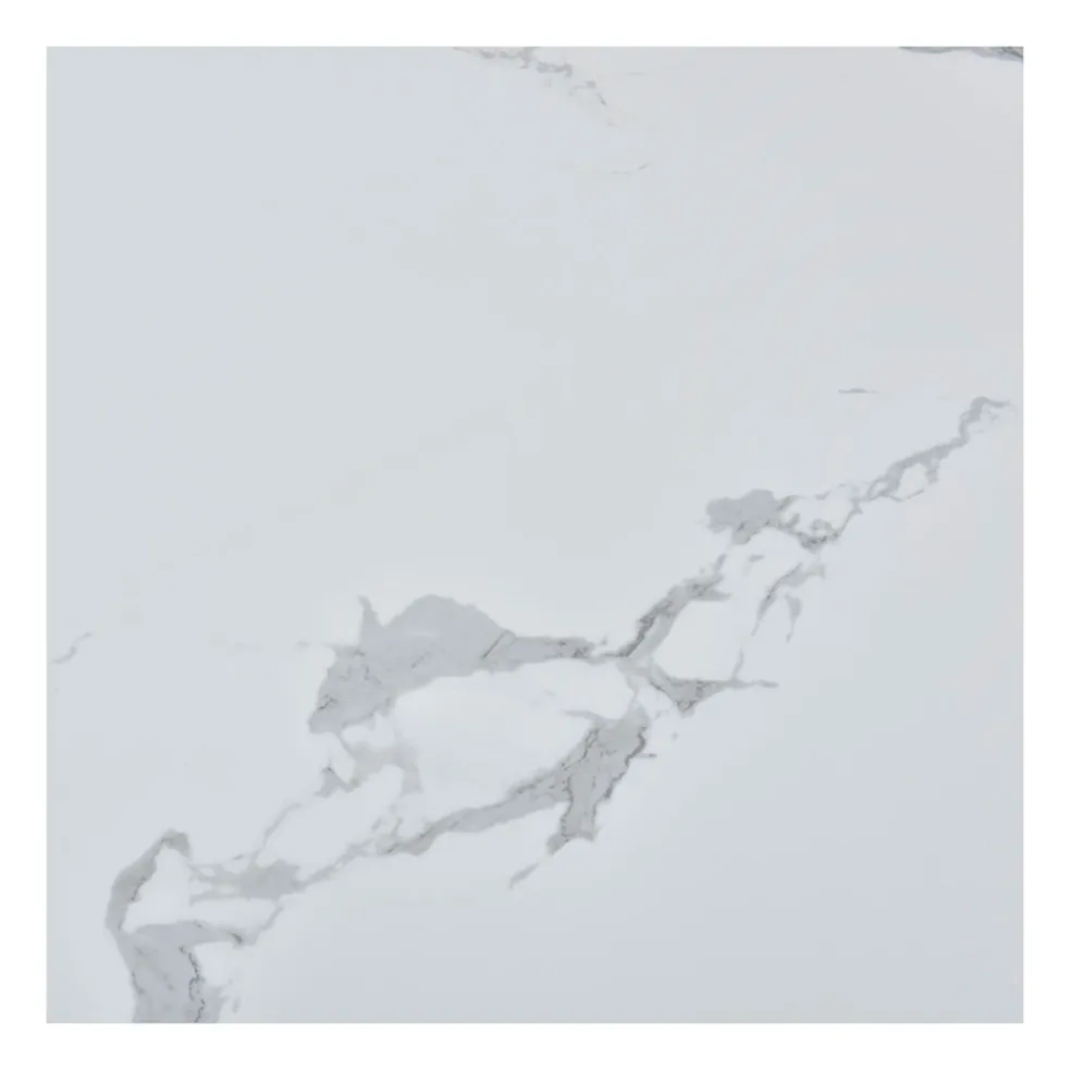 Table extensible en verre et céramique blanc l180-260cm - Linka