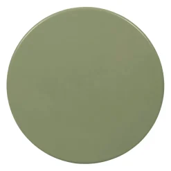 Table haute d'extérieur ronde en fer kaki d60xh100cm - Lumi