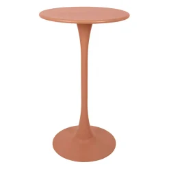 Table haute en fer terracotta d60cm - Lumi