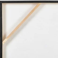 Tableau éléphant en toile et pin beige 90x120cm - Animal