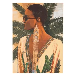 Tableau soul craft brun et vert 50x70cm - Gallery