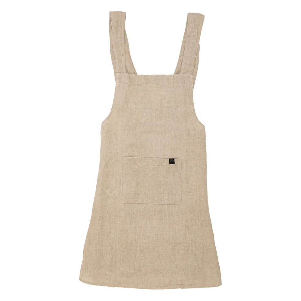 Tablier de cuisine en lin naturel 90x130cm - Kyoto