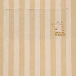 Tablier en coton beige - La Ferme