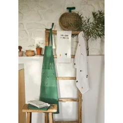 Tablier en coton vert - P'tit Légume