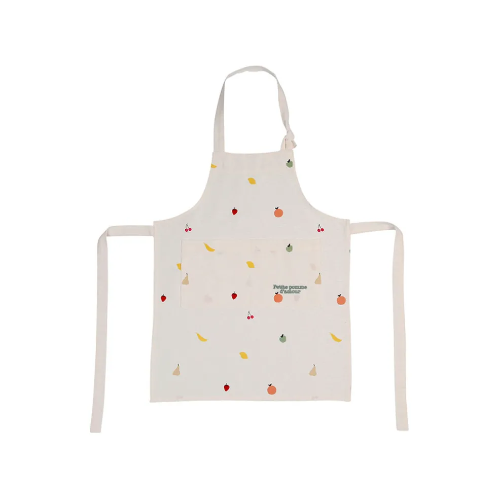 Tablier enfant en coton multicolore - Les Fruits
