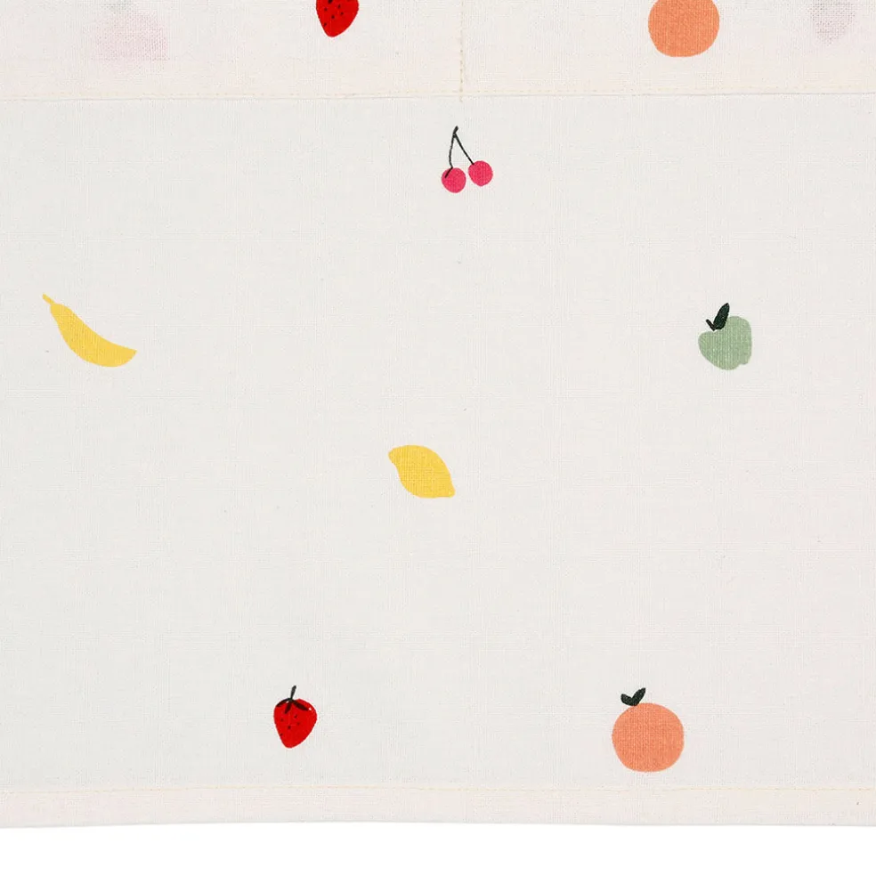 Tablier enfant en coton multicolore - Les Fruits