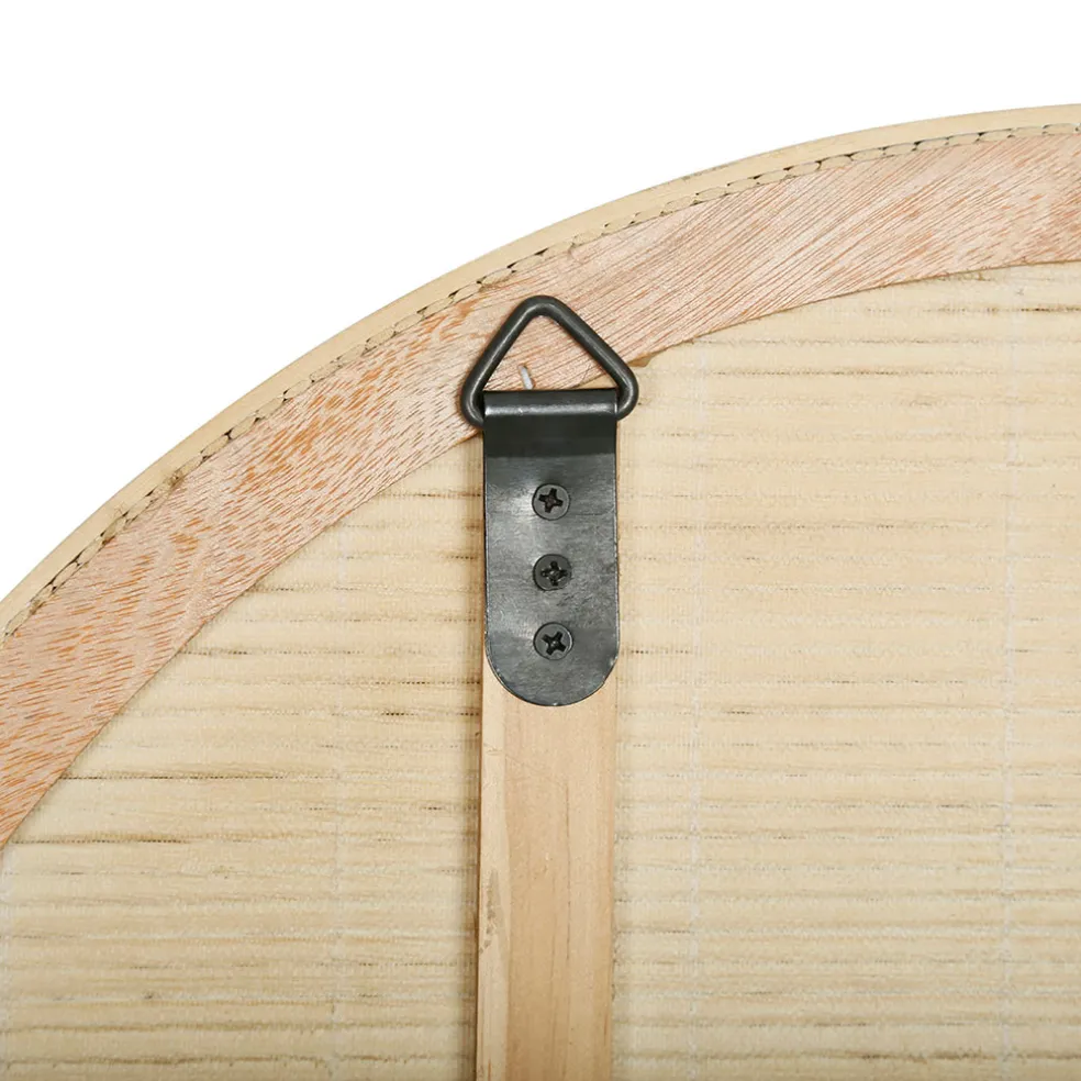 Étagère murale 2 niveaux (x2) en bambou kaki et naturel - Papaye