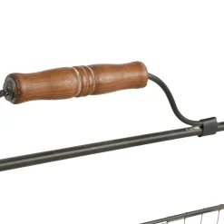 Étagère murale avec dévidoir en fer noir