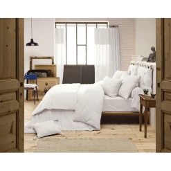 Taie d'oreiller chantilly en gaze de coton 50x70cm - Gaia