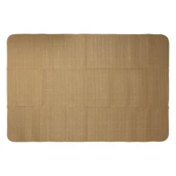 Tapis de plage effet cannage naturel 180x120cm - Garden