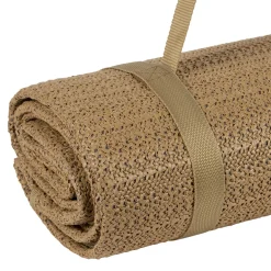 Tapis de plage effet cannage naturel 180x120cm - Garden