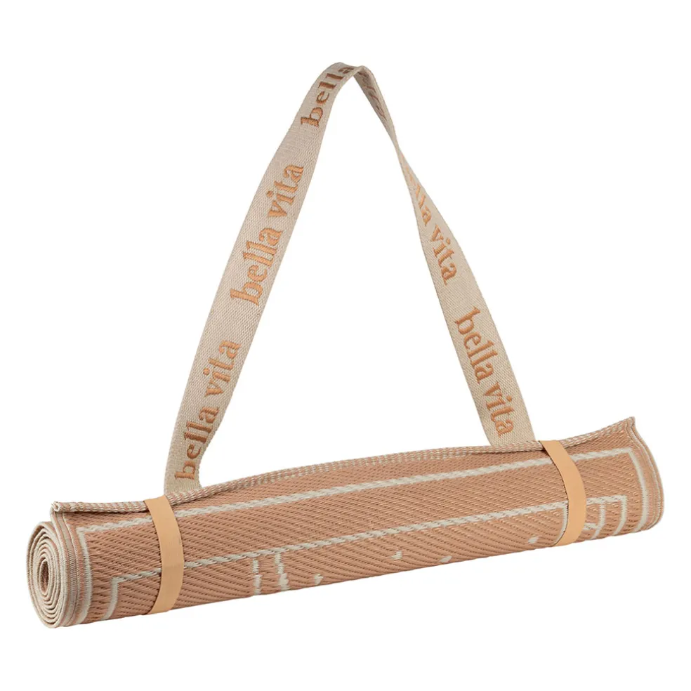 Tapis de plage en tissu corail 170x70cm - Allegra