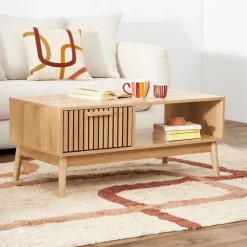 Tapis en coton ecru 230x160cm - Manarola