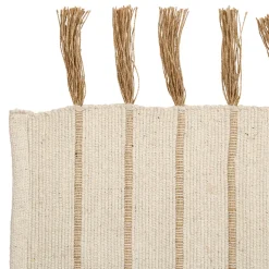 Tapis en coton et jute écru 140x70cm - Kolore