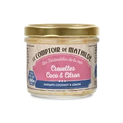 Tartinable de crevettes coco et citron - 100gr