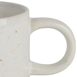 Tasse à thé papa en grès écru moucheté 30cl