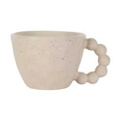 Tasse de thé en grès écru moucheté 25cl - Organic